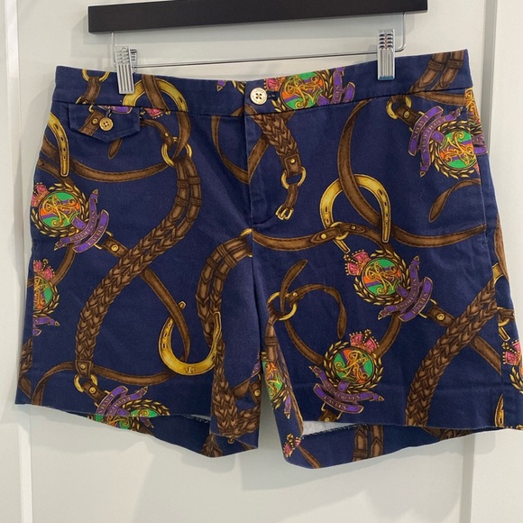 Ralph Lauren Pants - Ralph Lauren Equestrian Print Shorts